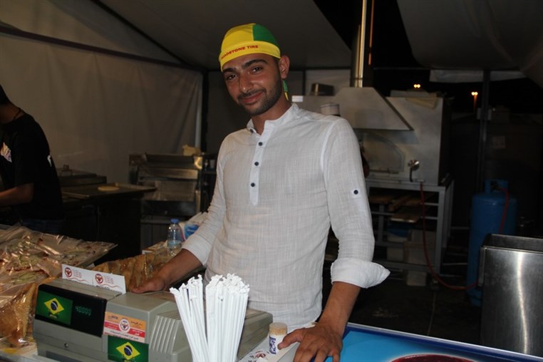 Brazil VS Cameroon at Beirut Fan Park